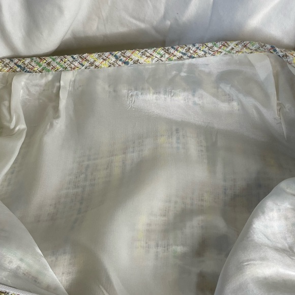 Vintage 2 Piece Suit Jacket & Skirt Woven Size 8P - Picture 9 of 16